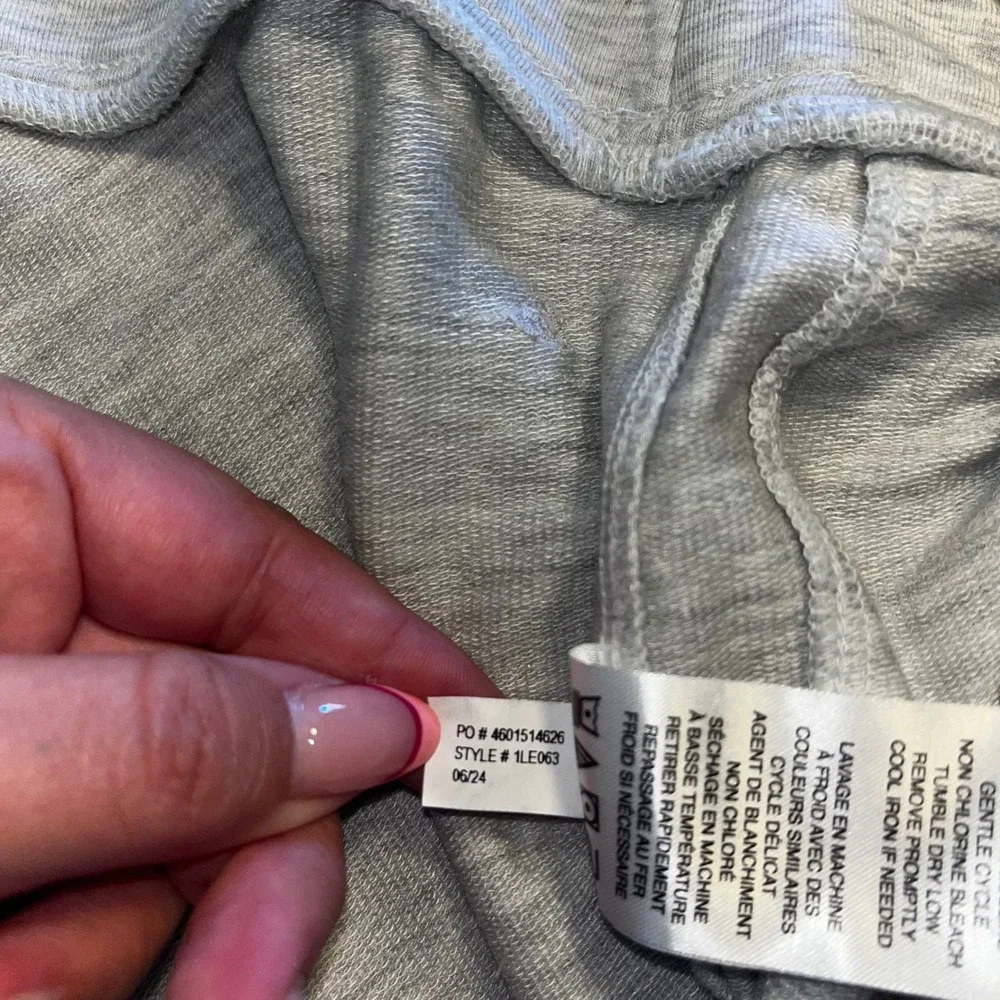 Travis Mathew Womens Cloud Terry Heather Gray Lyocell Blend Drawstring Joggers L